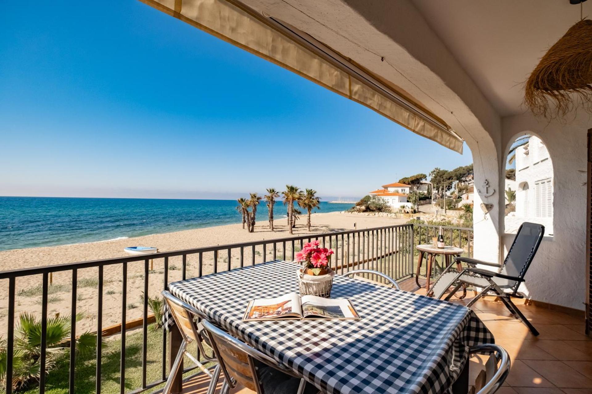 Paraiso Frente Al Mar Apto Duplex Coma-ruga Exterior foto
