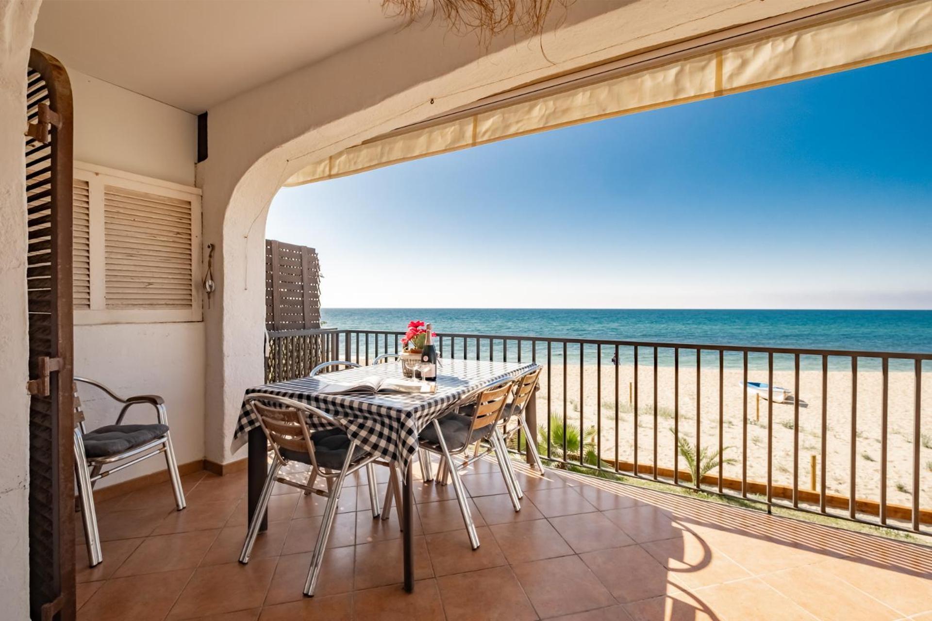 Paraiso Frente Al Mar Apto Duplex Coma-ruga Exterior foto